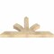 Ekena Millwork Richland Rough Sawn Timber Gable Bracket, Douglas Fir, 48"W x 24"H x 4"D x 4"F, 12/12 Pitch GBW048X24X0404RIC00RDF - alternate 5